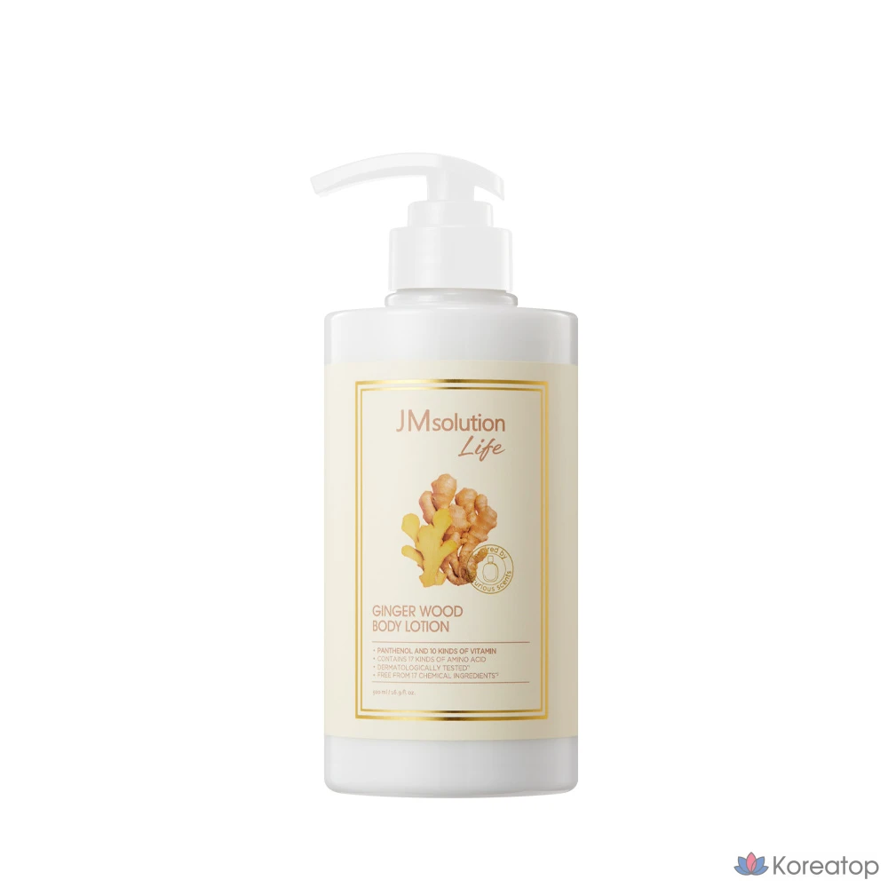 JM Solution Life Имбирно-древесный парфюмерный лосьон для тела, 500 мл, 1 шт.