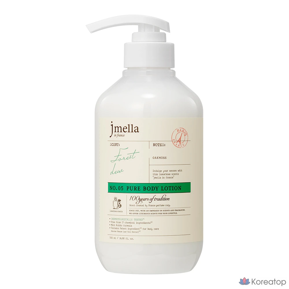 J.Mella Лосьон для тела Pure Forest Dew, 1 шт., 500 мл