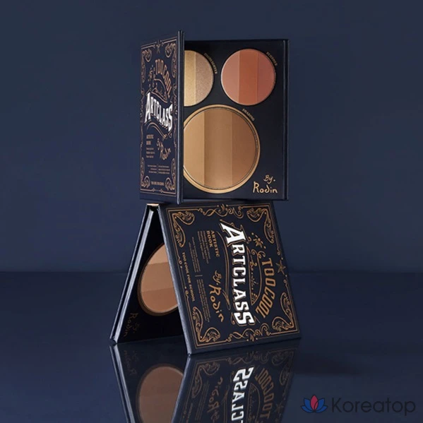 Книга «Too cool for school Art Class» Родена (18,1 г) + набор кистей для контурирования всего лица (2 комплекта), фото 2