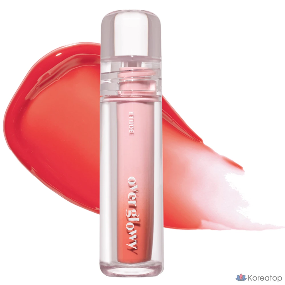 Оттенок Etude House Over Glow Tint, 02 Персиковый сахар, 1 шт.