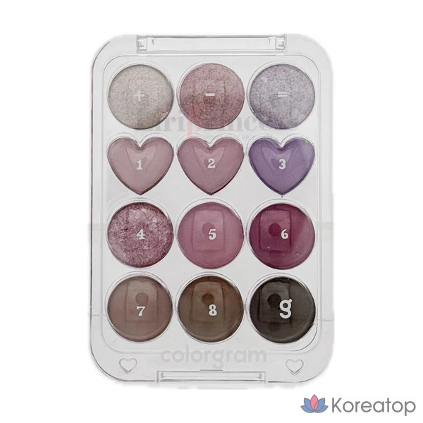 Палетка теней для век Colorgram Eye Real Eye Palette 9,9 г, оттенок Buttercup Plus Brown, 1 шт.