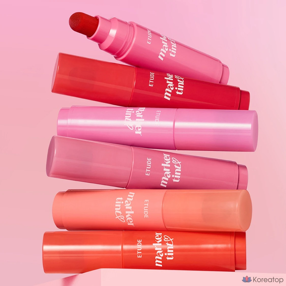 Маркеры Etude House Dear Darling, оттенок 01 Raspberry Pop, 1 шт., фото 7