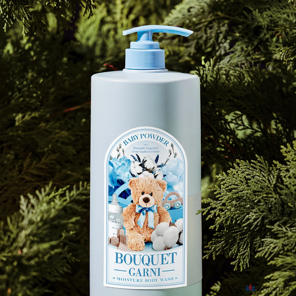 Гель для душа Bouquet Garni Moisture Body Wash с ароматом детской присыпки, 1,5 л, 1 шт.