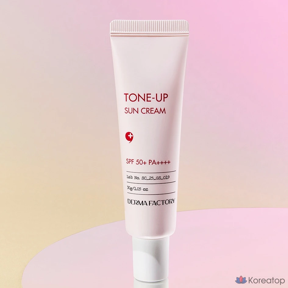 Солнцезащитный крем Derma Factory Inorganic Sunscreen Tone-Up Sunscreen SPF50+ PA++++, 50 г, 1 шт., фото 3