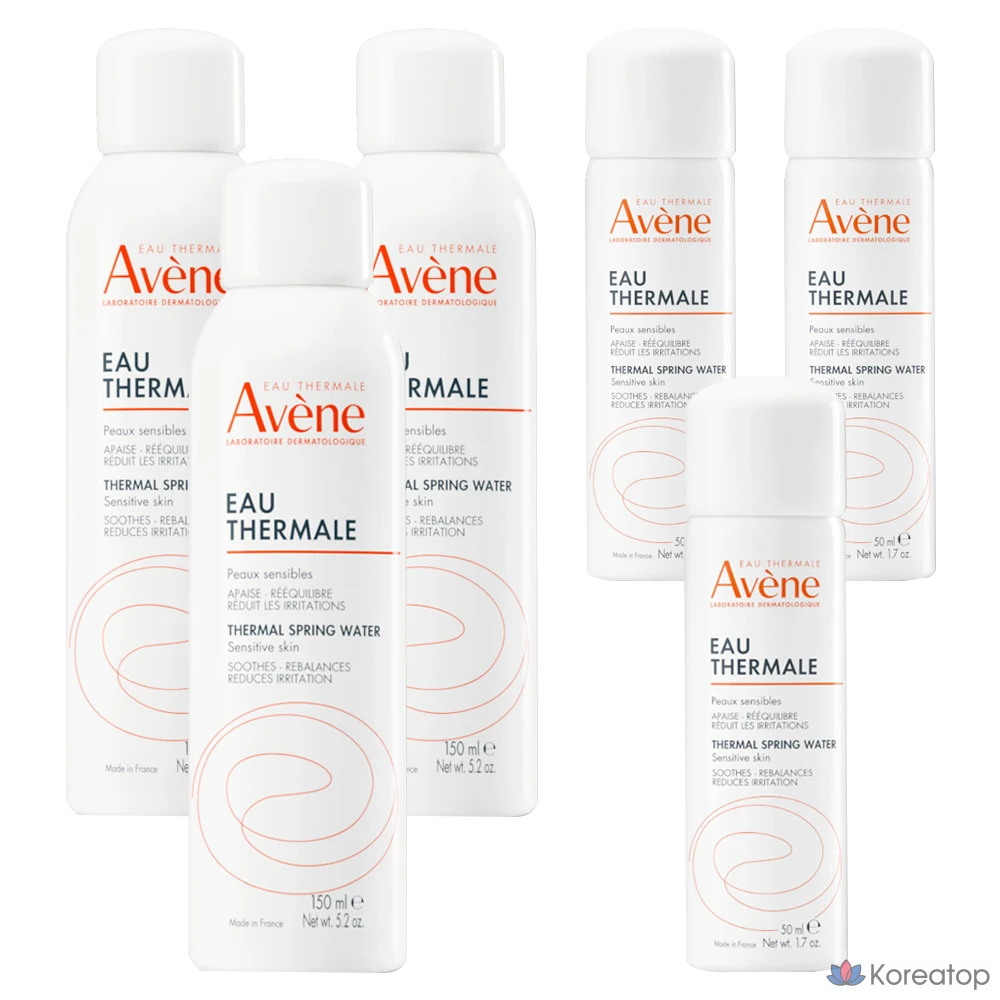 Набор для ухода Avene Thermal Water Mist 150ml + 50ml Set, 3 шт.