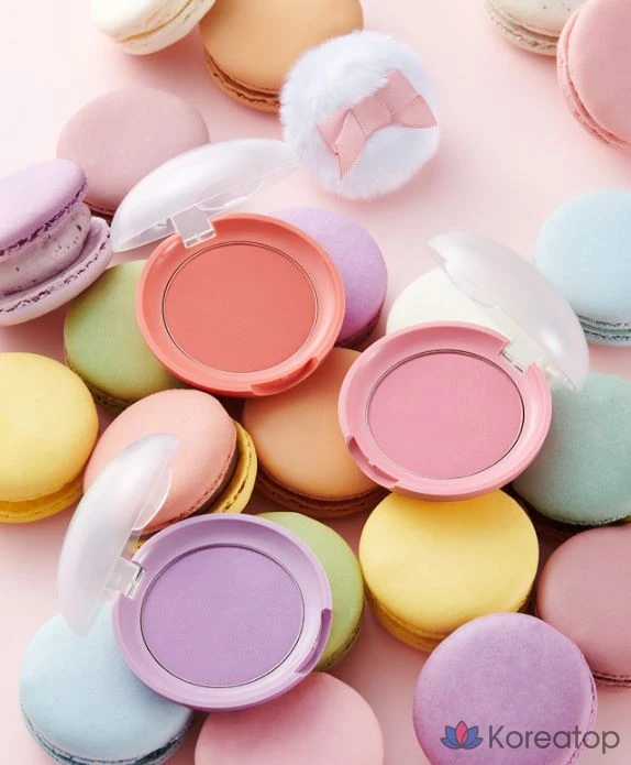 Румяна Etude House Lovely Cookie 4,5 г, OR201 Абрикосово-персиковый мусс, 1 шт., фото 4