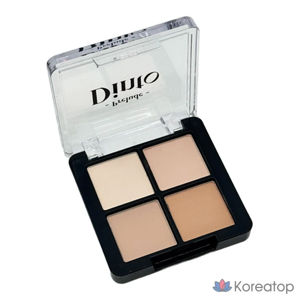 Палетка румян Prilude Dinto Nostalgia Eye Palette, 4 цвета, 4 г, 1 шт.