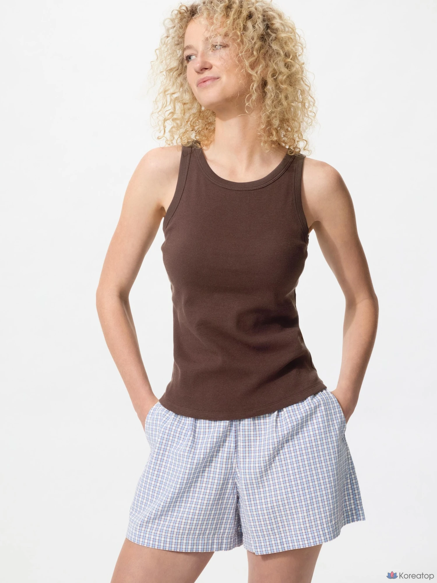 Бра-топ Uniqlo Rib Bra Top