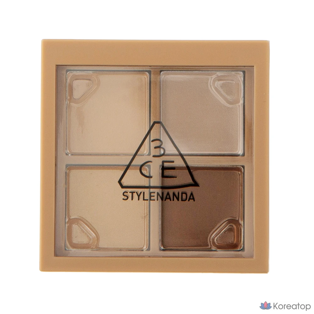 Палитра мини-цветов для глаз 3CE, плоский карандаш для глаз, 1 шт.