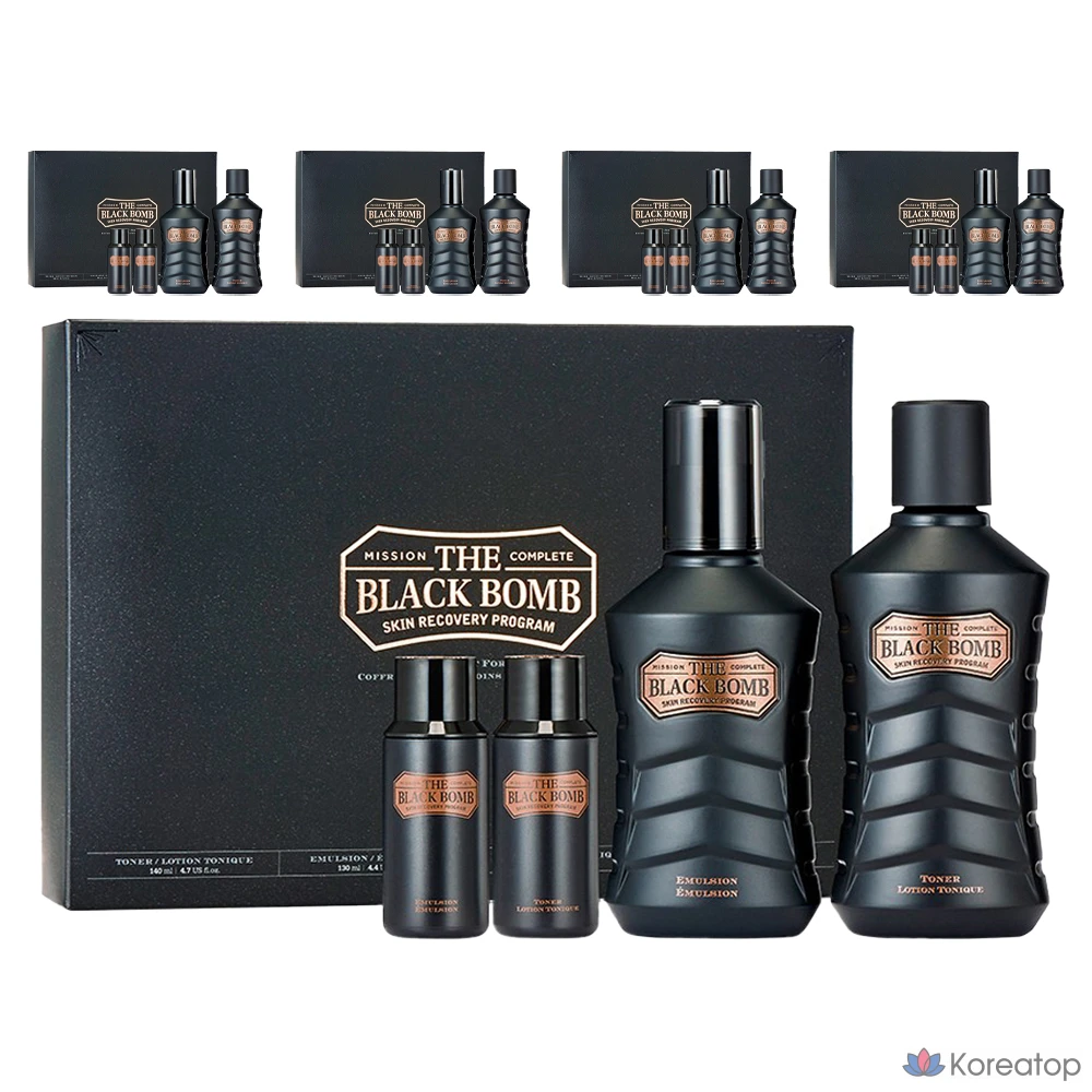 Набор The Face Shop The Black Balm Special Set для мужчин, 5 комплектов