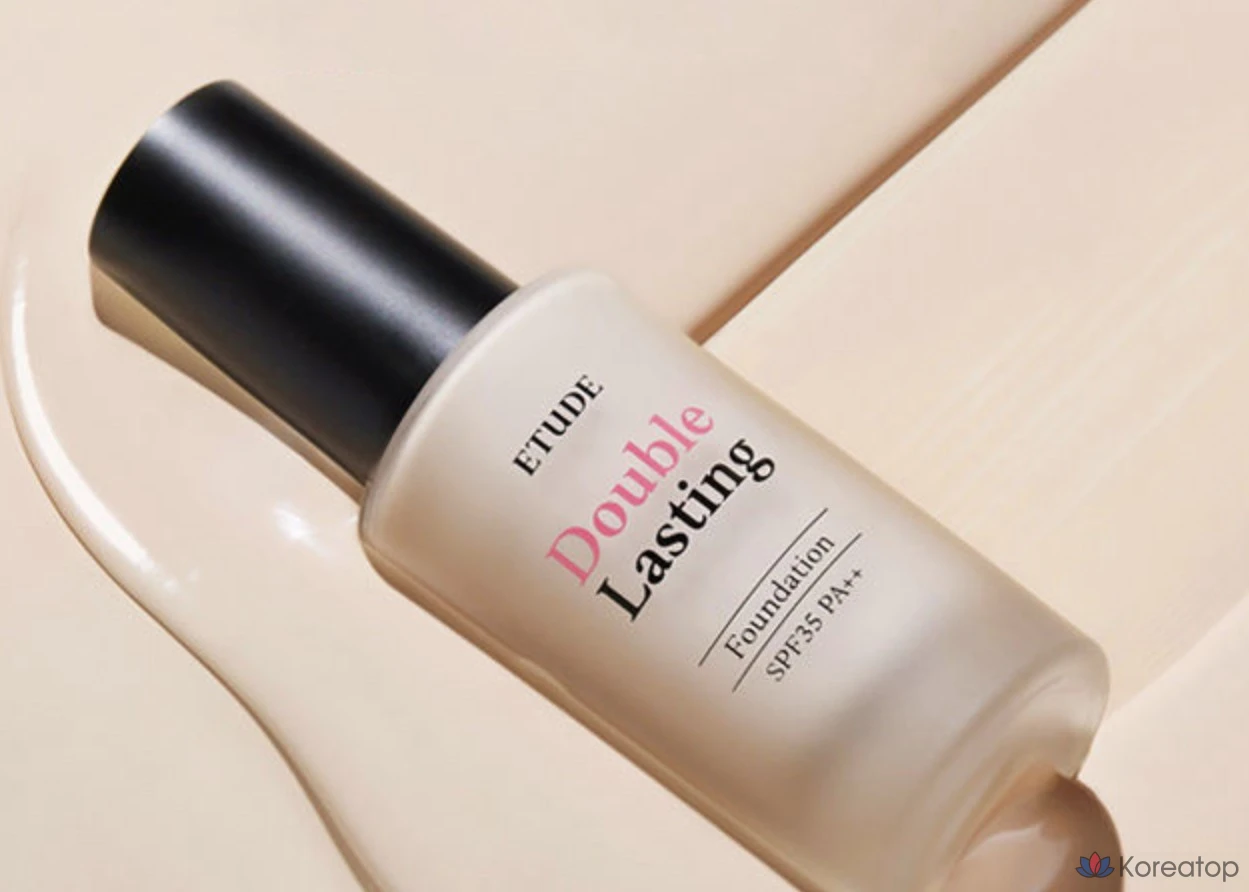 Жидкая тональная основа Etude Double Lasting, 30 г, 1 шт., оттенок Neutral Beige., фото 2