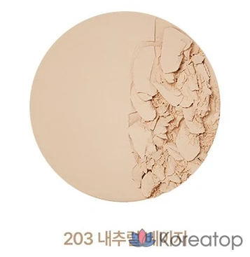 Сменный блок ампул FMGT Gold Collagen Ampoule Two-Way Pact 9,5 г, оттенок 203 Natural Beige, 1 шт., фото 3