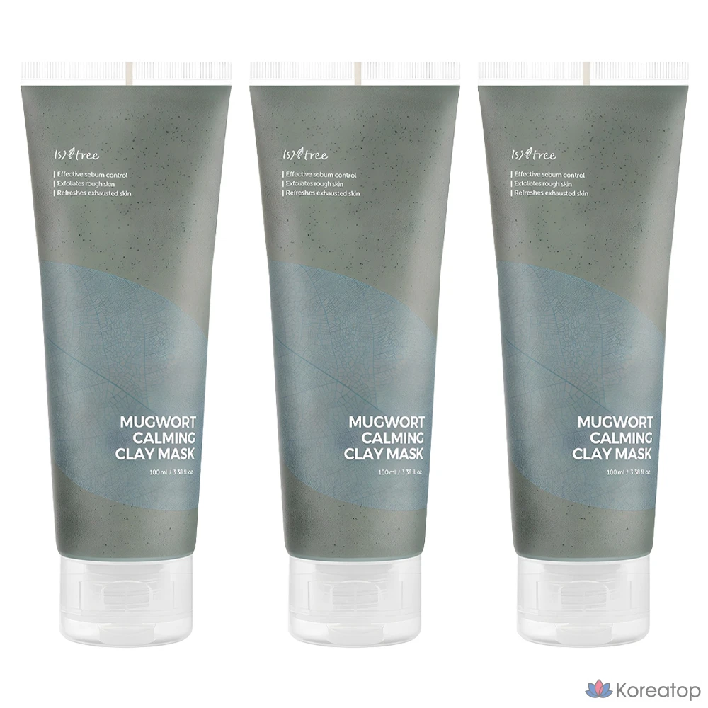 Успокаивающая глиняная маска с полынью Isandree, 100 мл, 1 упаковка, 3 упаковки