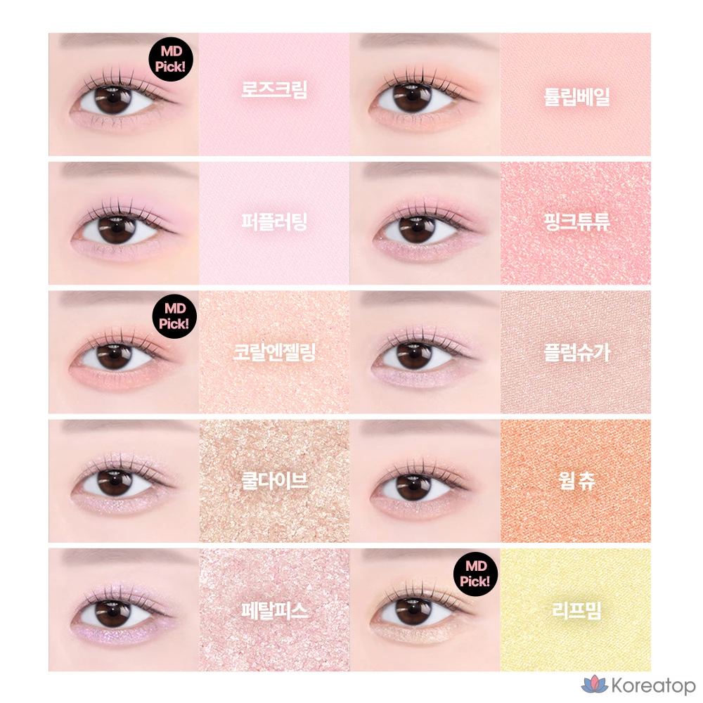 Тени для век Nature Republic Daily Basic Bloom Single Shadow, оттенок Plum Sugar, 1 шт., фото 5
