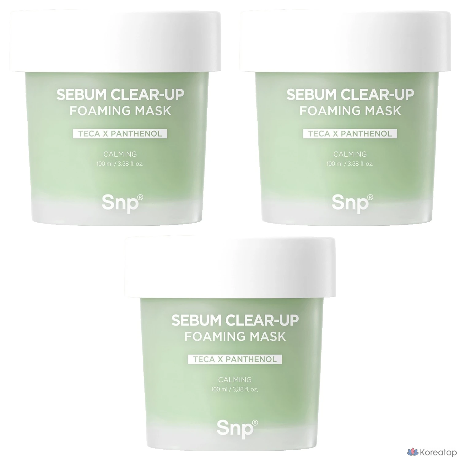 Пенная маска для лица SNP Fiji Ssokssok, 100 мл, 1 упаковка, 3 штуки.