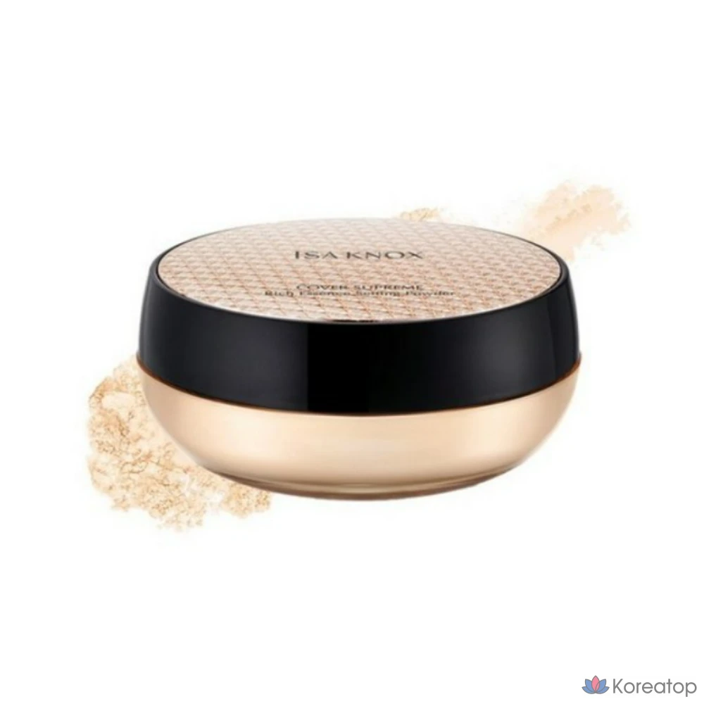 Пудра для фиксации макияжа Isa Knox Cover Supreme Rich Essence Setting Powder, 30 г, оттенок Natural Beige (№ 23), 1 шт.