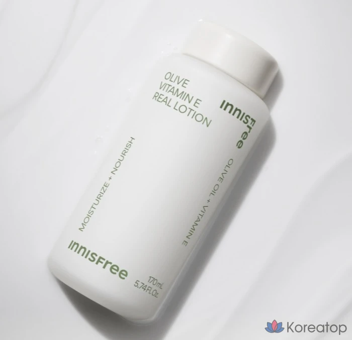 Лосьон Innisfree Olive Vitamin E Real Lotion, 170 г, 170 мл, 1 шт., фото 2