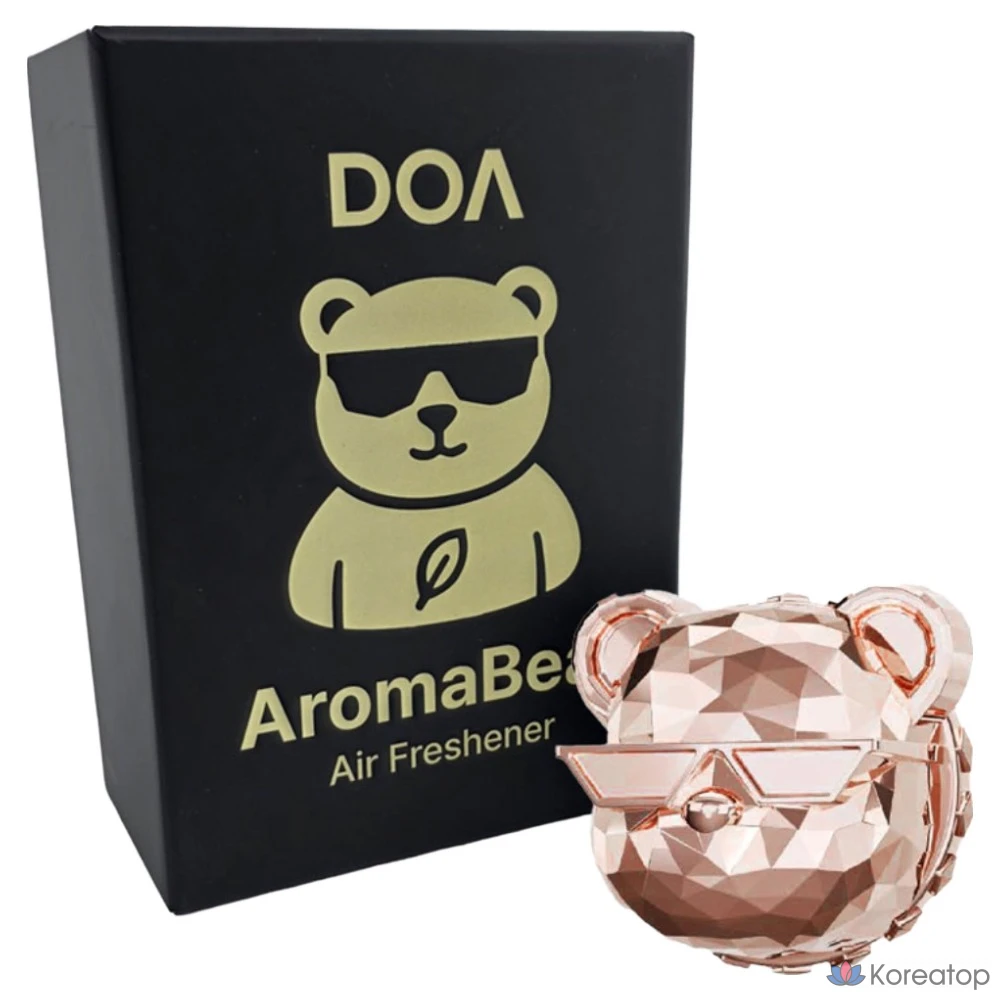 Ароматизатор для автомобиля DA99 Aroma Bear, Rose Gold Mystic Whisper, 1 шт.