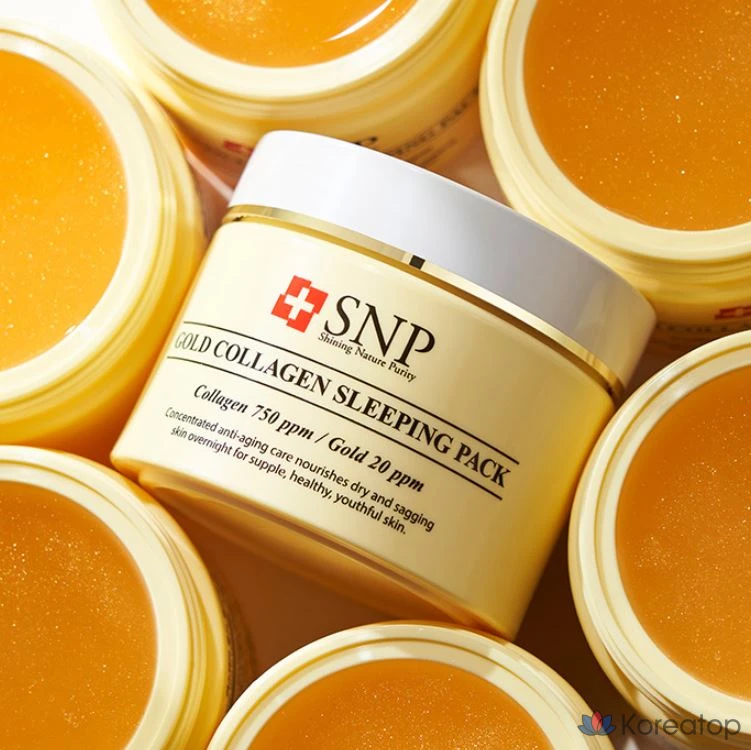 SNP Gold Collagen Sleeping Pack, 100 г, 1 упаковка