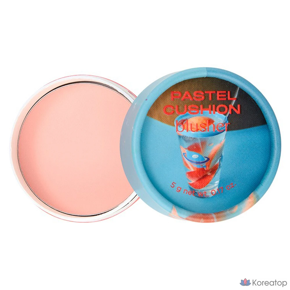 Румяна-кушон The Face Shop ACID Pastel Cushion Blusher, 5 г, 06 Peach Sour, 1 шт.
