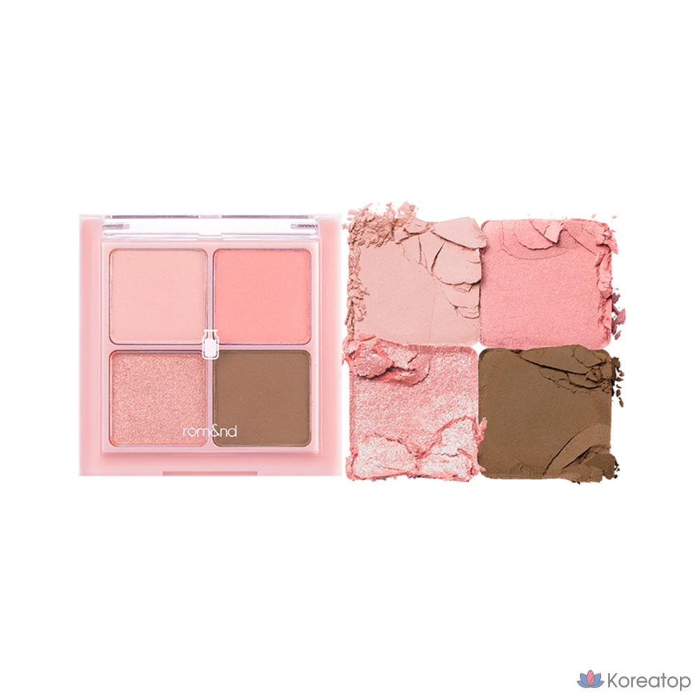 Палетка теней для век ROM&ND Better Than Eyes, W02, цвет сушеного персика, 1 шт., фото 2