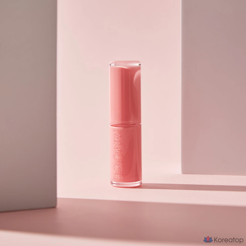 Бальзам для губ AMUSE Fondue, оттенок 04 «Розовый персик», 3,2 г, 1 шт., фото 3