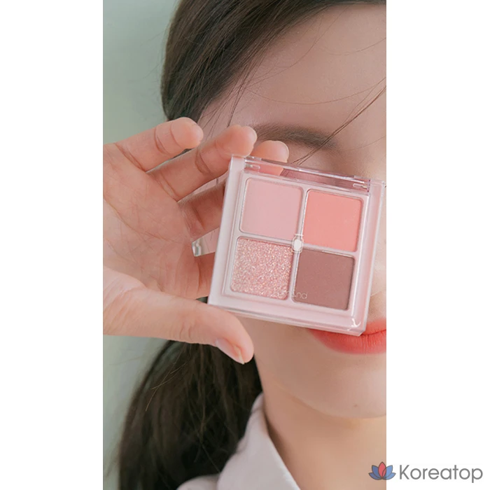 Палетка теней для век ROM&ND Better Than Eyes, W02, цвет сушеного персика, 1 шт., фото 3