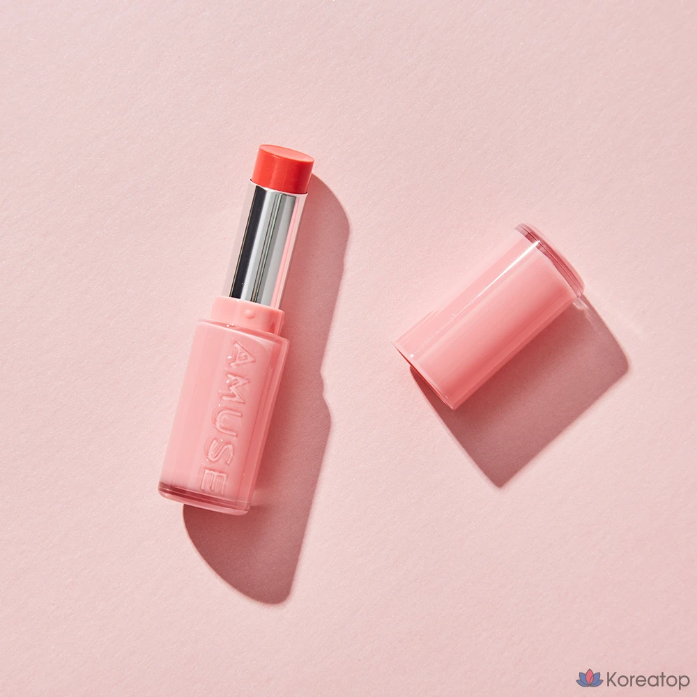 Бальзам для губ AMUSE Fondue, оттенок 04 «Розовый персик», 3,2 г, 1 шт., фото 4