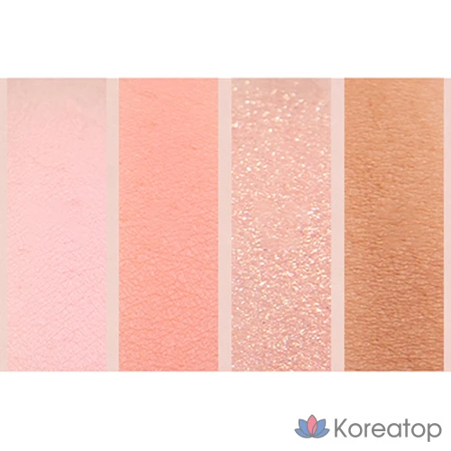 Палетка теней для век ROM&ND Better Than Eyes, W02, цвет сушеного персика, 1 шт., фото 4