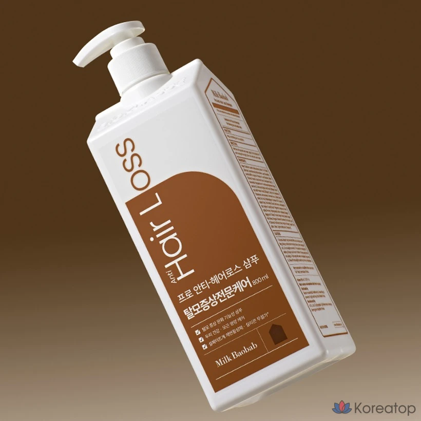 Шампунь против выпадения волос Milk Baobab Pro, аромат «Облачное дерево», 800 мл, 1 шт.