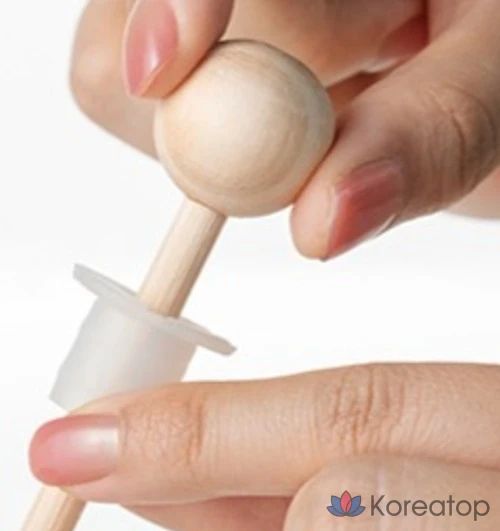 Автомобильный освежитель воздуха Kundal Perfume 75 мл (2 шт.) + деревянные шарики-палочки 2 шт., Flower Hill, 1 комплект, фото 5