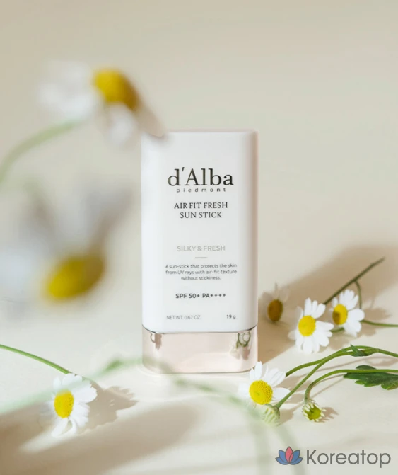 Солнцезащитный стик D'alba Air Fit Fresh SPF50+ PA++++, 19 г, 1 шт.