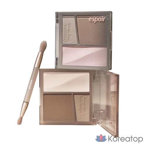 Палетка для контурирования и хайлайтинга Moonlee Espoir Tone Pairing, 10 г, 1 нейтральный оттенок, 1 шт.