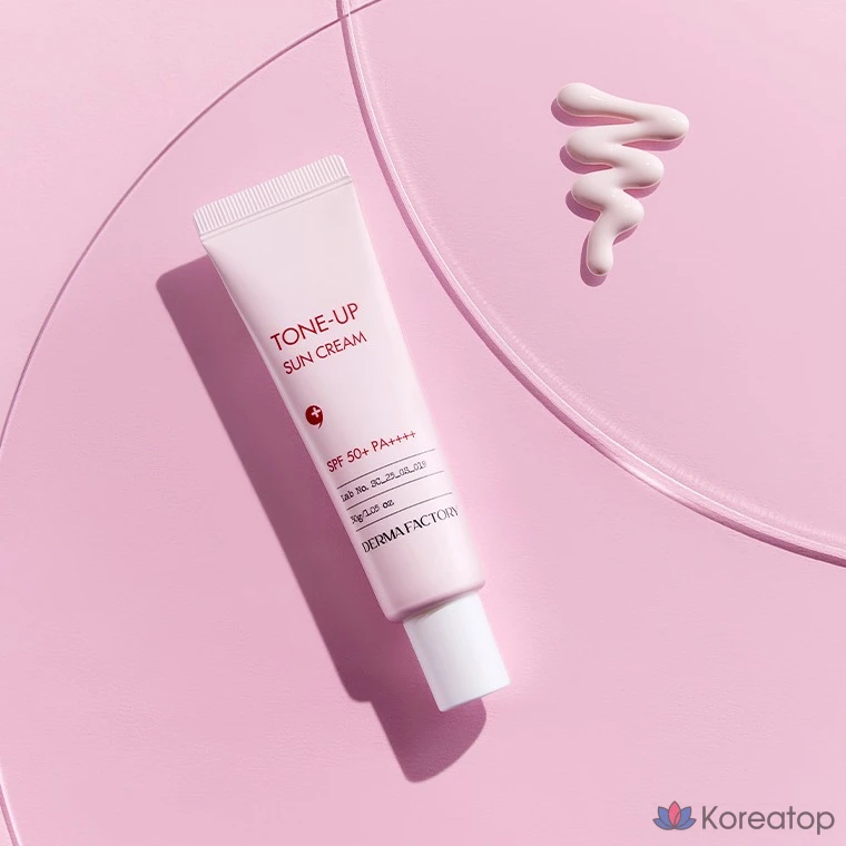 Солнцезащитный крем Derma Factory Inorganic Sunscreen Tone-Up Sunscreen SPF50+ PA++++, 50 г, 1 шт., фото 4