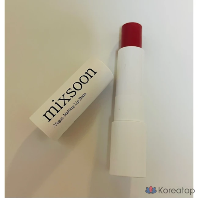 Увлажняющий бальзам для губ Mixoon Vegan Melting Lip Balm 4,1 г, аромат сухой розы, 1 шт.