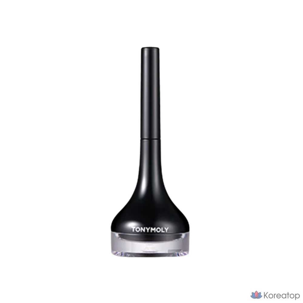 Гелевая подводка для глаз Tony Moly Back Gel Eyeliner с длинной кистью, 4 г, № 7, цвет латте-коричневый, 1 шт.