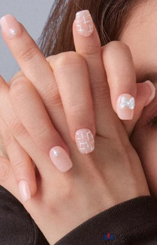 Набор гель-лак для ногтей Ohora Nail Sticker, N Cherie Tweed, 1 шт.