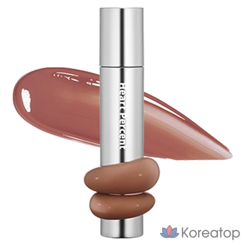 Тинт для губ Heart Percent Dot On Mood One Way Glow, 4 г, 14 шт., оттенок Teddy Mocha, 1 шт.