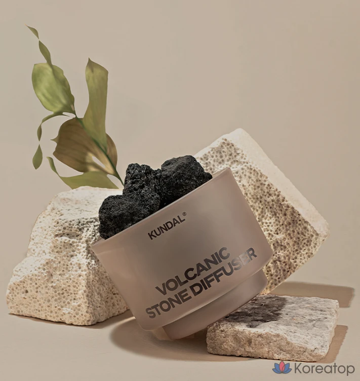 Набор для ухода Kundal Volcanic Stone Perfume Diffuser Set, оттенок Pear & Freesia, 10 мл, 1 шт., фото 4