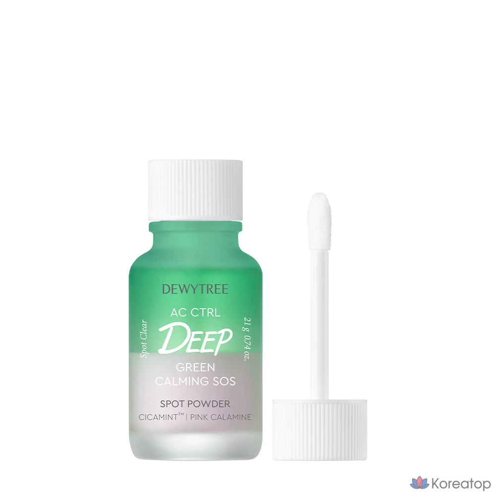Успокаивающая точечная пудра Dewytree AC Control Deep Green Calming SOS, 21 г, 1 шт.