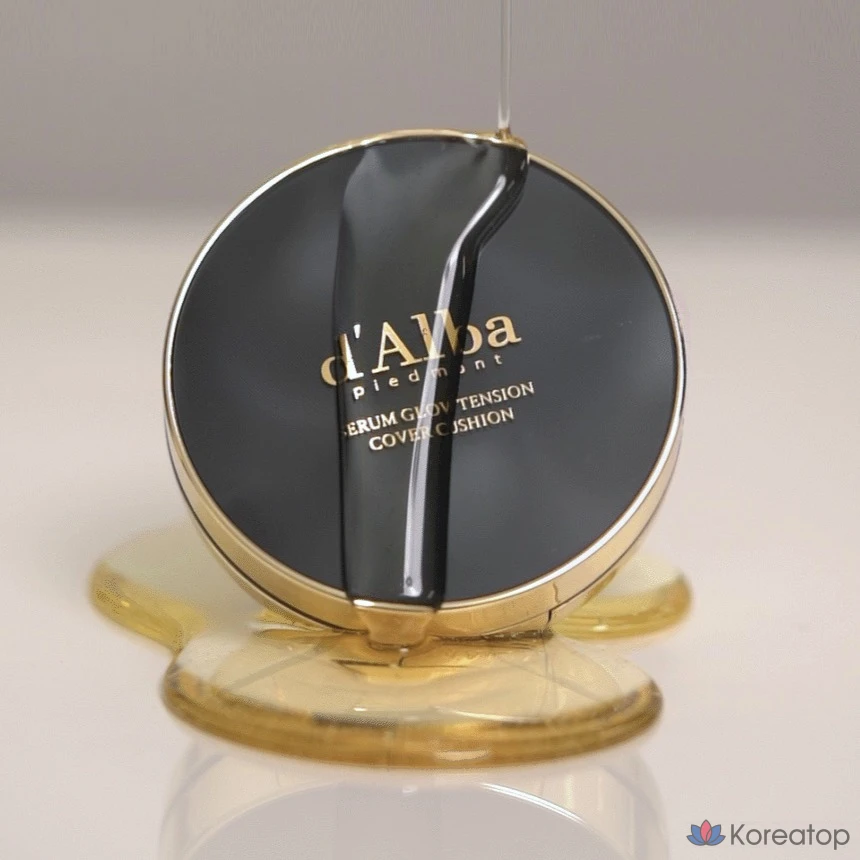 Набор D'alba Serum Glow Tension Cover Cushion 17 г + сменный блок 17 г, № 21, 1 шт., фото 2