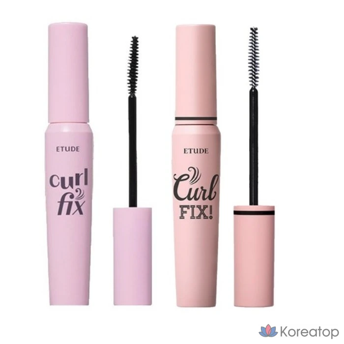 Тушь для ресниц Etude NEW Curl Fix Mascara, 8 г, 01 черная, 1 шт.