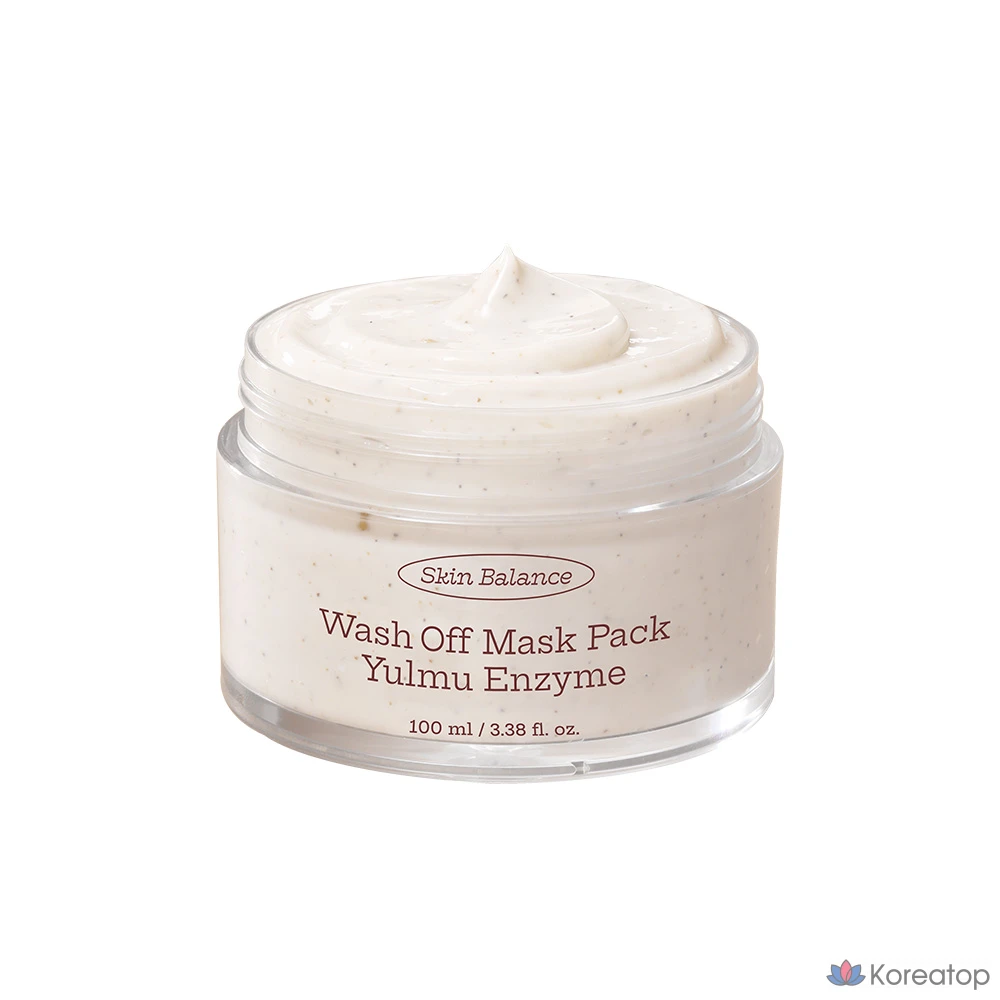 Смываемая энзимная маска для лица Ariel Skin Balance Yulmu, 100 мл, 1 упаковка, 2 штуки., фото 2