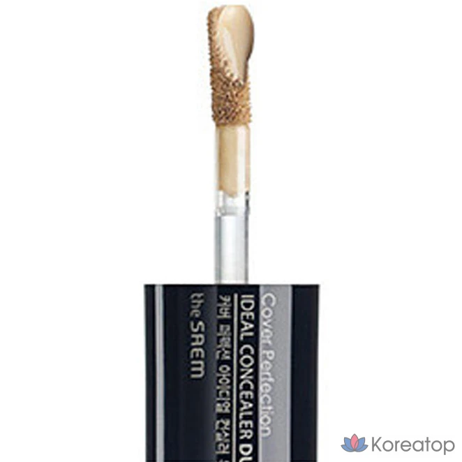 Консилер The Saem Cover Perfection Ideal Dual Conceaser, № 1, прозрачно-бежевый, 1 шт., фото 2