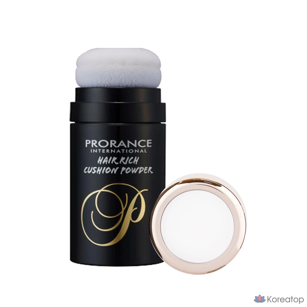 Пудра для волос Prorance Hair Rich Cushion Powder, черная, 1 шт., фото 3
