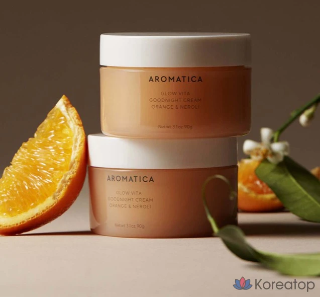 Aromatica Glow Vita Крем Goodnight Апельсин и Нероли, 90 г, 1 шт.