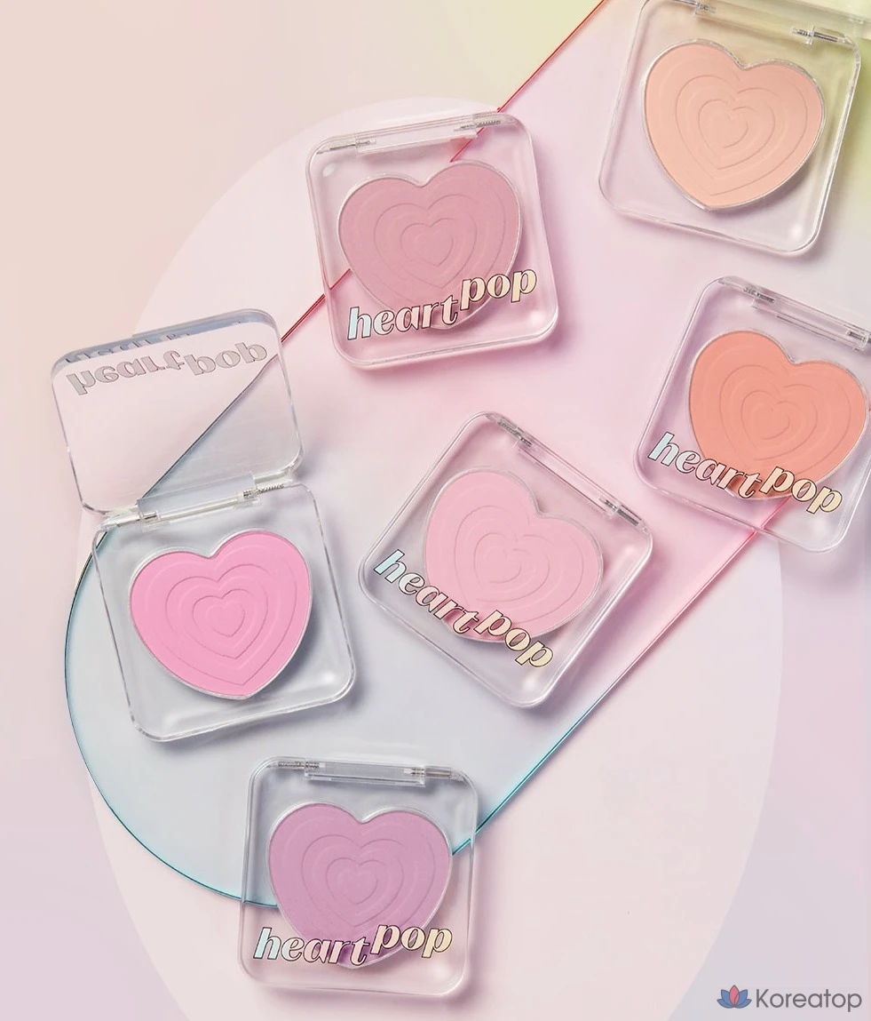 Румяна Etude House Heart Pop, 4 г, персиковый оттенок, 1 шт., фото 9