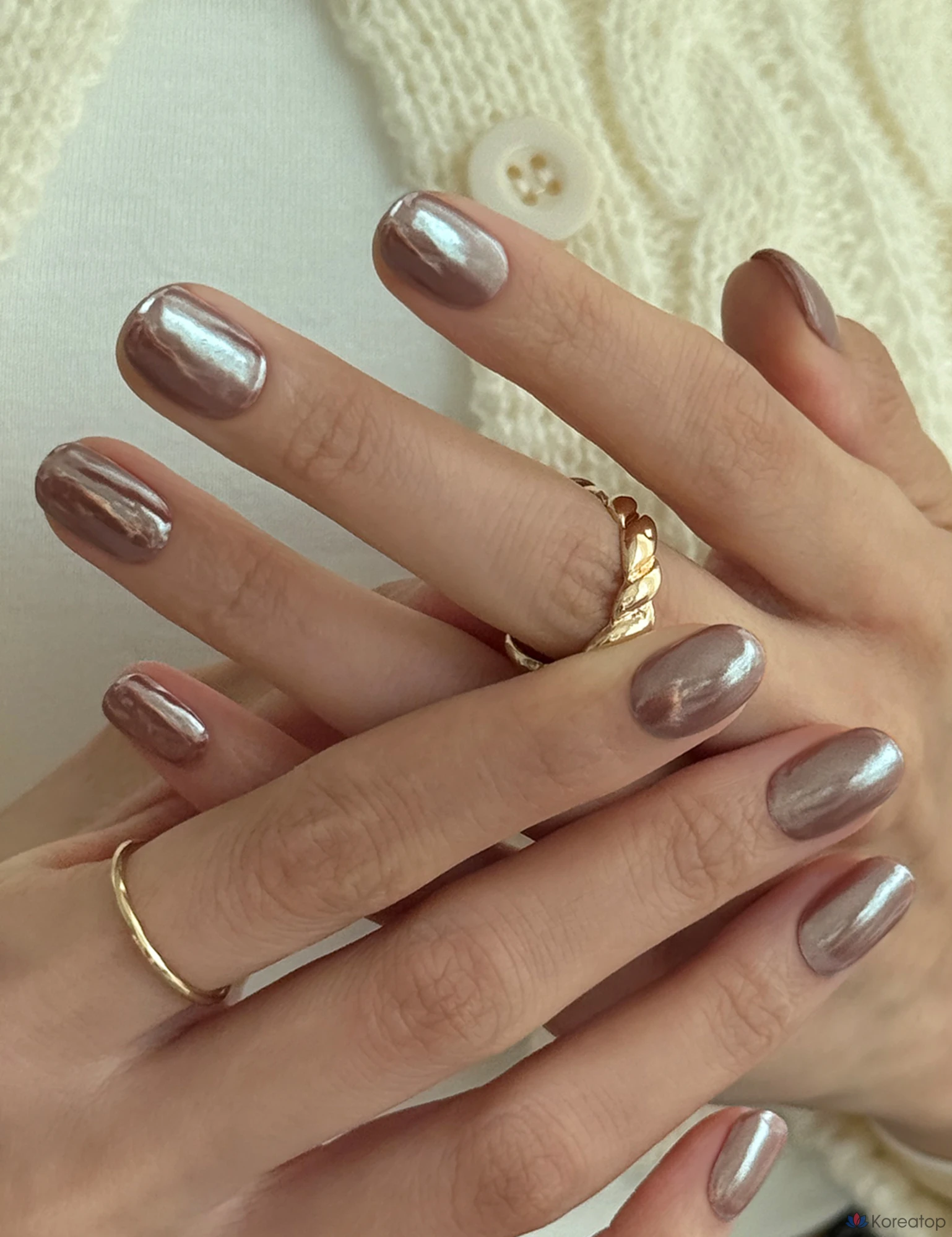 Гель-лак для ногтей Ohora Gel Strip Nail, оттенок N Chocolate Chrome, 1 шт., фото 4