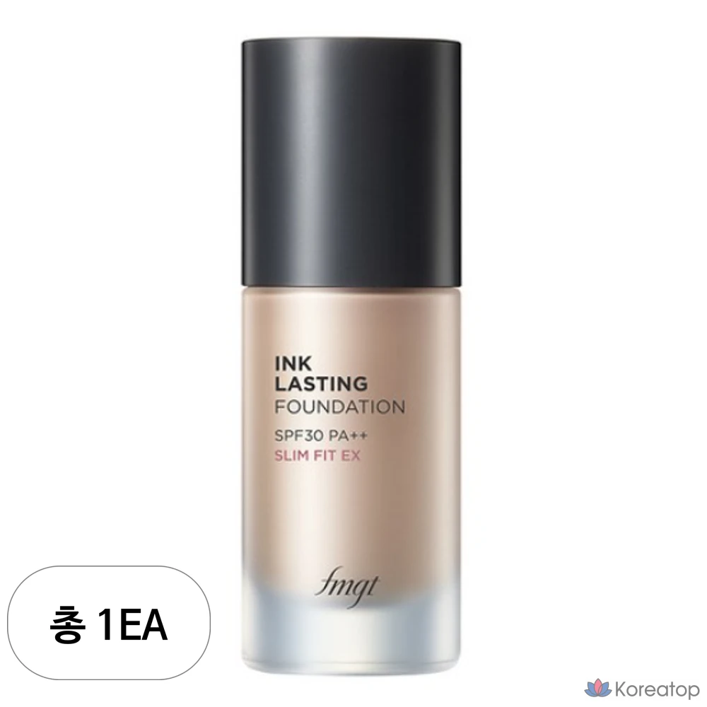 Тональный крем The Face Shop Ink Lasting Foundation Slim Fit EX, 30 мл, 1 шт., 01 V103 Кремово-бежевый