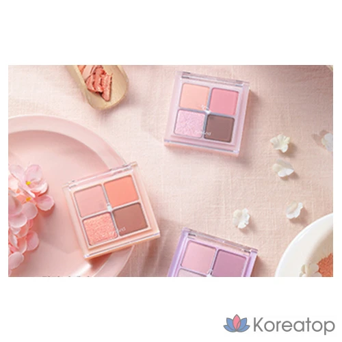 Палетка теней для век ROM&ND Better Than Eyes, W02, цвет сушеного персика, 1 шт., фото 9